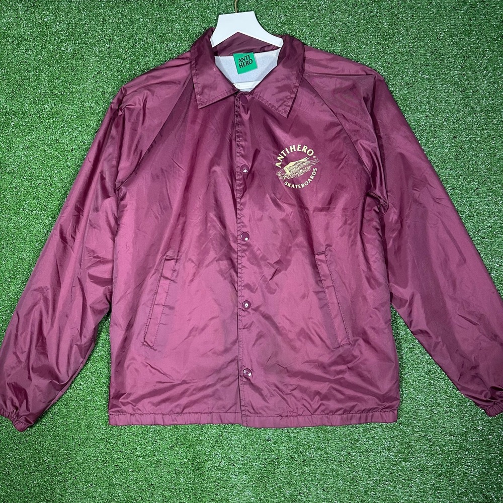 RARE Anti Hero Skateboards Eagle Logo Coach Jacket Windbreaker Men's‎ Small